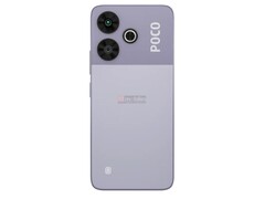 Los renders del Xiaomi POCO M6 Plus revelan un diseño del anillo del flash LED ligeramente diferente al de su hermano (Fuente: 91mobiles) 