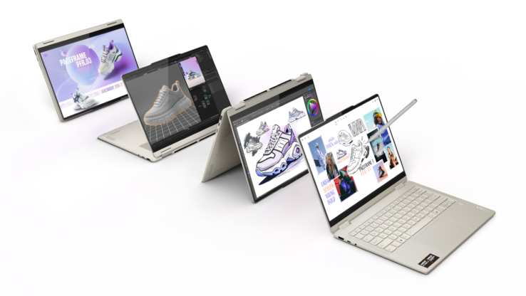 El portátil convertible Lenovo Yoga 2 en 1 (14" 10) es compatible con la funcionalidad multitáctil de 10 puntos (Fuente de la imagen: Lenovo)