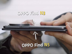 Se prevé que el OnePlus Open 2 adopte el mismo diseño ultrafino que el Oppo Find N5. (Fuente de la imagen: Oppo)