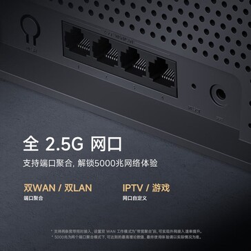 Dispone de puertos Ethernet de alta velocidad (Fuente de la imagen: Xiaomi)