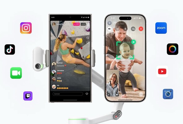 El Flow 2 Pro puede utilizarse ahora con teléfonos Android y aplicaciones de terceros (Fuente de la imagen: Insta360)