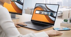 El Huawei MateBook 16 tiene una pantalla 3:2 y APU Ryzen 5000. (Fuente de la imagen: Huawei)