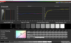Escalas de grises (Color: Profesional, temperatura de color: Cálido, espacio de color de destino: sRGB)