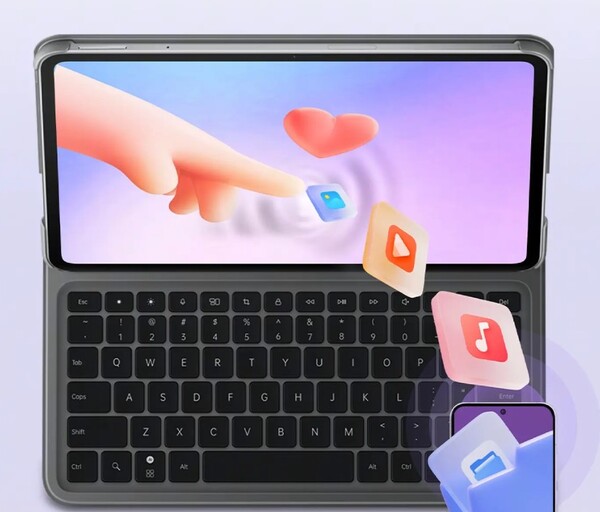 El Oppo Pad 3 tendrá un teclado opcional pero no tendrá trackpad. (Fuente de la imagen: Oppo)